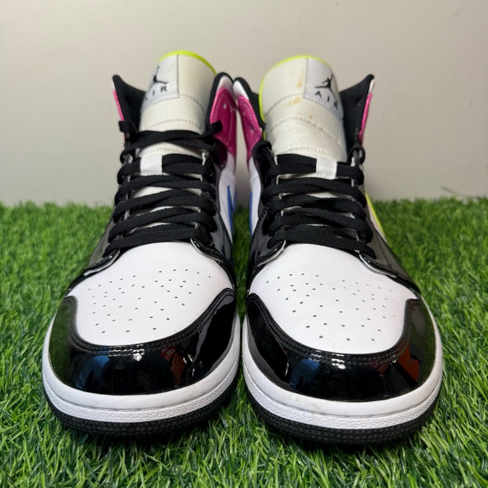 Nike Air Jordan 1 Mid SE Cyber Active Fuchsia Pink - Picture 5 of 13